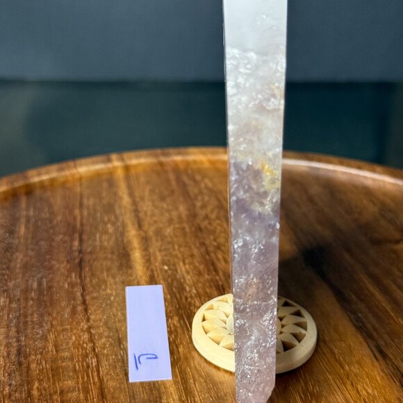 Fluorite Slab Pyrite Inclusions Feathered Display Stone Slice Natural Raw - C - Picture 8 of 16